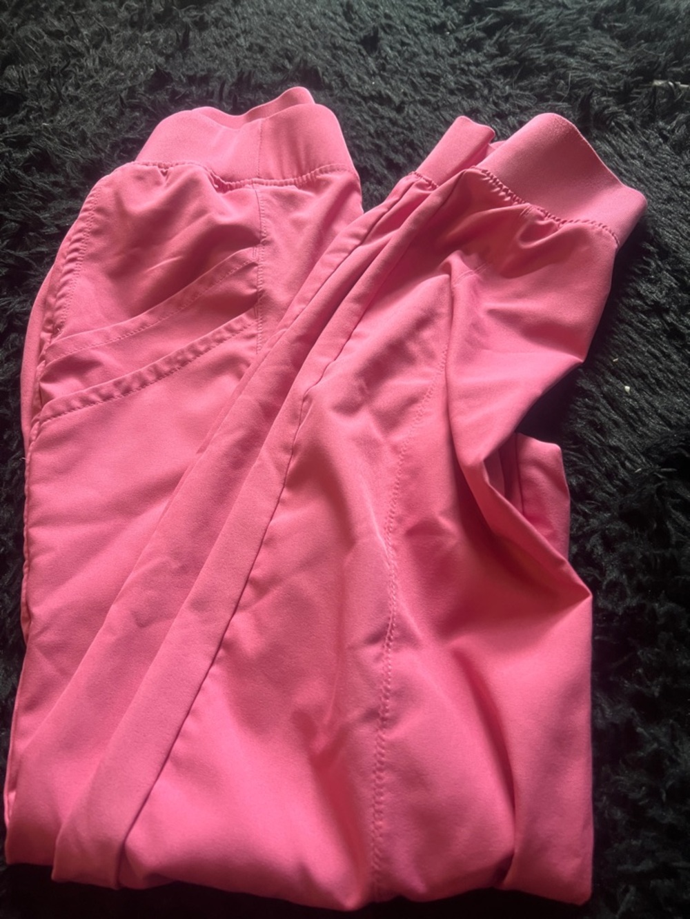 Bright Pink Jogger Pants/ scrubs